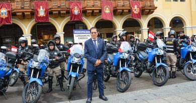 LURIGANCHO-CHOSICA REFUERZA SU SEGURIDAD CIUDADANA CON MODERNA FLOTA DE MOTOS LINEALES